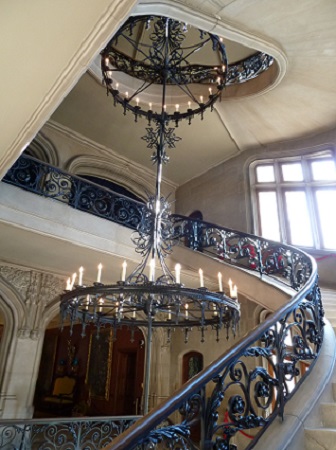 Over the Top--winding stairway at Biltmore Estates