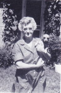 Cute as a Button 2--Granny with dog