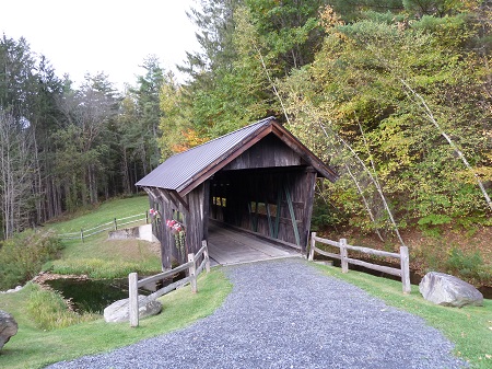 Good to Go--road leading to covered bridge