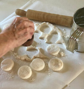 Start from Scratch--cutting out biscuits
