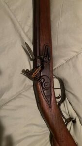 Flash in the Pan--flintlock rifle